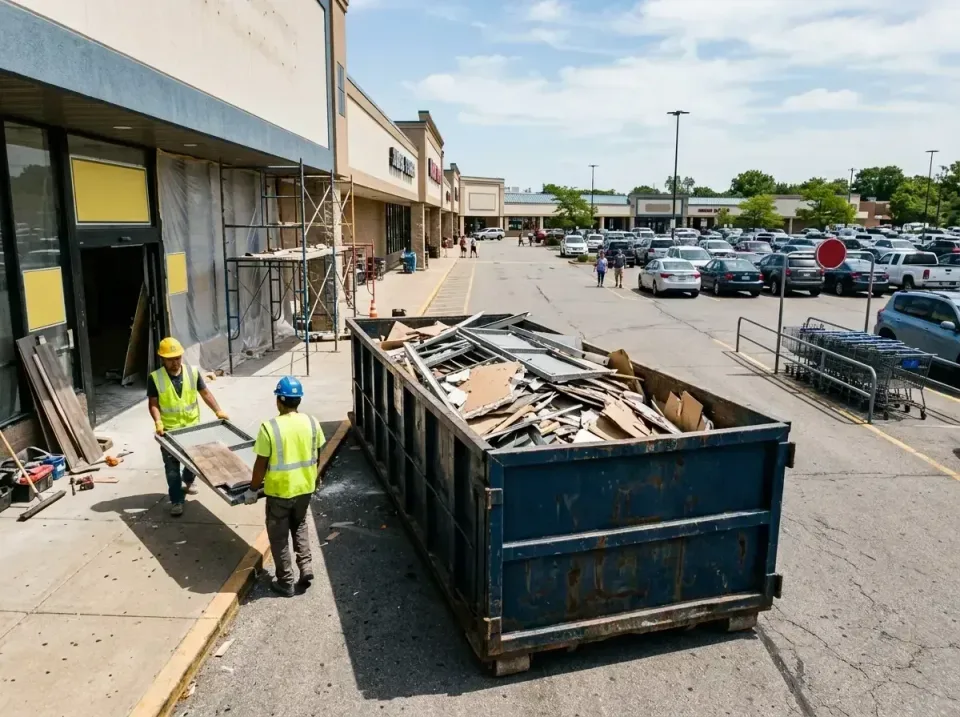 retail-store-renovation-debris-003 — frequently asked questions, Roll-off Dumpster Rentals in Cary, IL